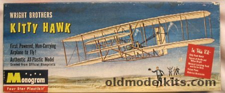 Monogram 1/40 Wright Brothers Kitty Hawk, PA30-98 plastic model kit